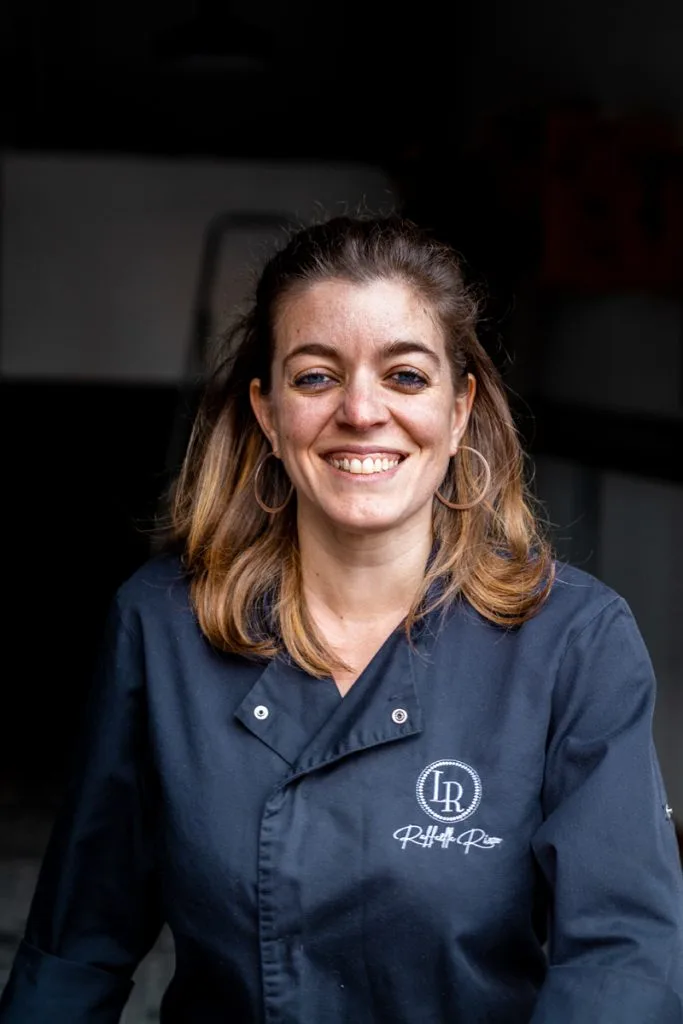 Raffaella Rizzo dans le restaurant familial
